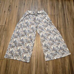 116. REWASH Smocked Front Wrap Wide Leg Pull On Palazzo Pants Size S EUC